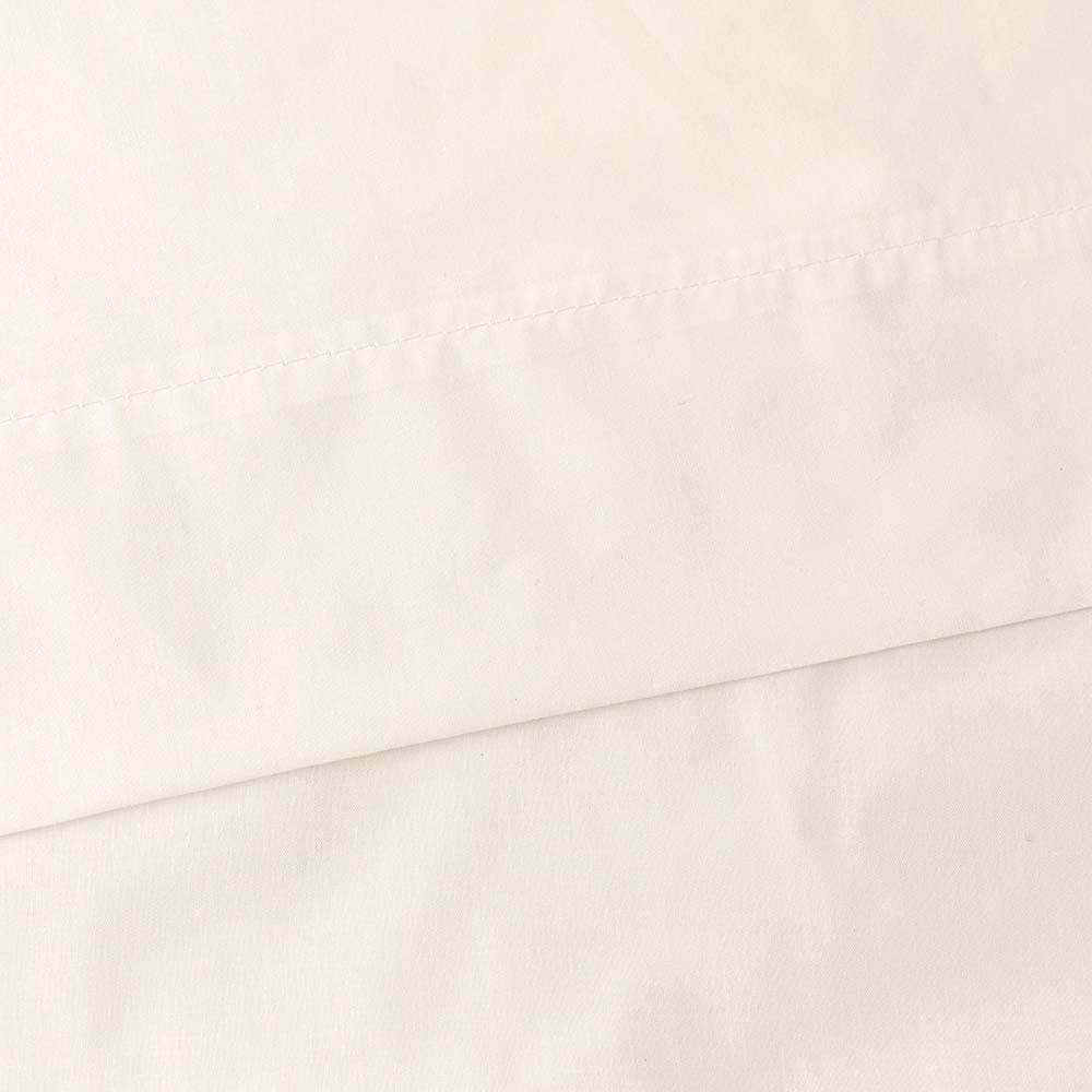 Ellis Classic Tailored Design in a Perma Press Fabric 3" Rod Pocket Lined Tapered Valance 42"x18" Natural