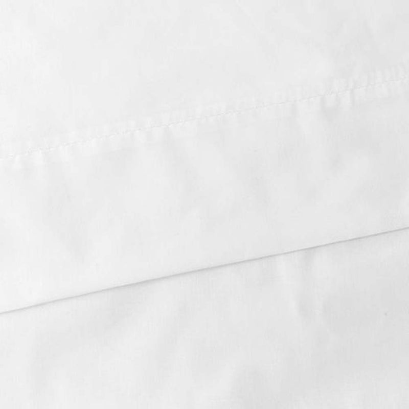 Ellis Classic Tailored Design in a Perma Press Fabric 3" Rod Pocket Tailored Valance 86"x15" White