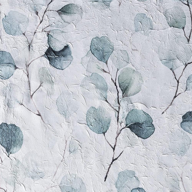 Ellis Curtain Eucalyptus Crushed Taffeta Rod Pocket Valance - 48x15", Spa