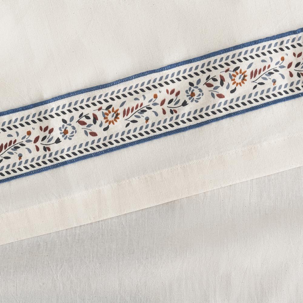 Ellis Curtain Richmark 1.5" Rod Pocket Tailored Valance for Windows 70" x 15" Natural