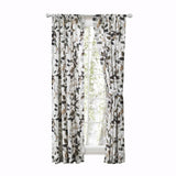 Ellis Curtain Magnolia Lined 3" Rod Pocket Curtain Panel Pair with Tiebacks White