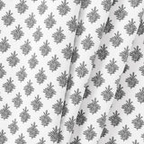 Ellis Curtain Manchester 3" Rod Pocket 100% Cotton Machine Wash and Dry Tailored Valance 50" x 16" Black