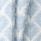 Ellis Curtain Palmetto 100% Cotton Tailored Rod Pocket Valance 50" x 16" Blue