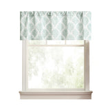 Ellis Curtain Palmetto 100% Cotton Tailored Rod Pocket Valance 50" x 16" Green