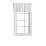 Ellis Stacey 3" Rod Pocket High Quality Fabric Solid Color Window Lined Filler Valance 42"x13" Ice Cream