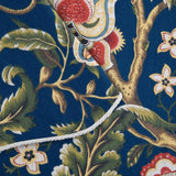 Ellis Curtain Regency Scallop Shaped 3" Rod Pocket Valances for Windows 50" x 15" Navy