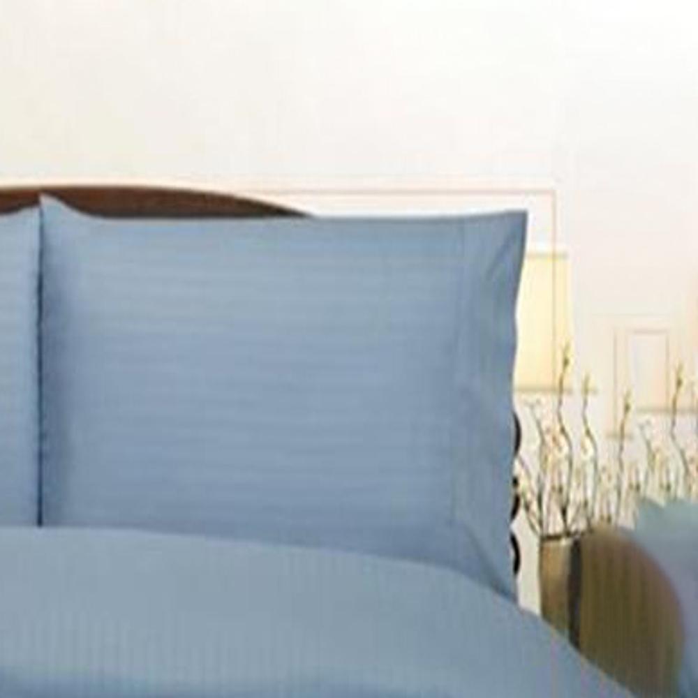 Plazatex Embossed Dobby Stripe 90GSM Microfiber Soft Comforter & Sheet Set 12 Colors