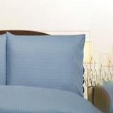 Plazatex Embossed Dobby Stripe 90GSM Microfiber Soft Comforter & Sheet Set 12 Colors