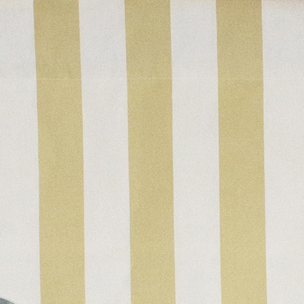 Beach Stripe Style Cornice 3" Rod Pocket Valance 50" x 17" Tan by RLF Home