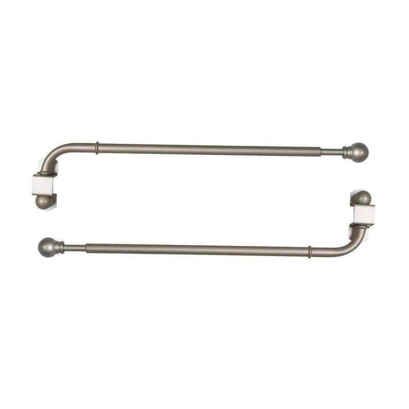 Versailles Swing Arm With Ball Finial Pair - Pewter