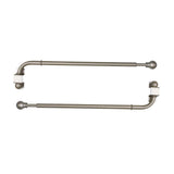 Versailles Swing Arm With Ball Finial Pair - Pewter