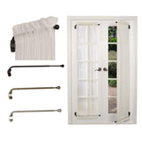 Versailles Swing Arm With Ball Finial Pair - Pewter