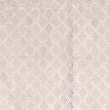 RLF HOME Ballard Chenille Fabric with Diamond Design Regal Stylish Window Valance 3" Rod Pocket 50" x 17" Cream
