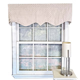 RLF HOME Ballard Chenille Fabric with Diamond Design Regal Stylish Window Valance 3