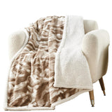 Plazatex Alaska Sherpa Decorative Super Soft Throw Blanket for Sleep/Decor 50