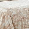 Plazatex Alaska Sherpa Machine Washable Warm and Comfortable Blanket Beige