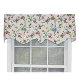 English Ivy Regal Style 3" Rod Pocket Valance 50" x 17" Spring by RLF Home