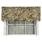 Valdosta Regal Style All Season 3" Rod Pocket Valance 50" x 17" Mist by RLF Home