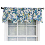 Sconset Rega Style 3" Rod Pocket Valance 50" x 17" Cornflower by RLF Home