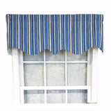 RLF Home Modern Design Classic Beach Stripe Regal Style Window Valance 50