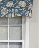 RLF Home Luxurious Modern Design Classic Basanti Petticoat Style Window Valance 50" x 15"