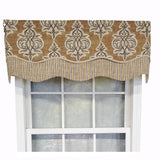 RLF Home Luxurious Modern Design Classic Jenna Glory Style Window Valance 50