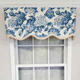 RLF Home Luxurious Modern Design Classic Summer Wind Provance Style Window Valance 50" x 16"