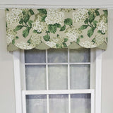 RLF Home Luxurious Modern Design Classic Summer Wind Petticoat Style Window Valance 50" x 15"