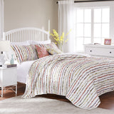 Greenland Home Fashion Bella Ruffled Shabby Comforter Set - Multi