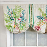 RLF Home 3" Rod Pocket High Quality Fabric Felicity Stationary Balloon Valance for Windows 50" x 23" Multi