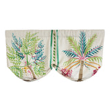 RLF Home 3" Rod Pocket High Quality Fabric Felicity Stationary Balloon Valance for Windows 50" x 23" Multi