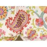 RLF Home 3" Rod Pocket High Quality Fabric Jubilee Stationary Balloon Valance for Windows 50" x 23" Multi