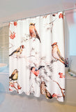 Carnation Home Fashions "Song Bird" Fabric Shower Curtain - 70x72", Multi