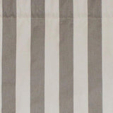 Awning Style Stripe Design 3" Rod Pocket Valance 50" x 17" Gray by RLF Home