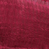 Amrani Bedcover Embossed Blanket, Soft Premium Micro Plush Queen Burgundy by Plazatex