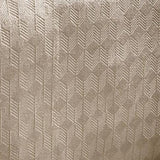 Amrani Bedcover Embossed Blanket Soft Premium Microplush Taupe by Plazatex