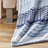 Anissa Micro Plush Decorative All Season Throw Blanket 50" x 70" Blue by Plazatex