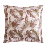 Chic Home Kala Comforter And Quilt Set Watercolor Leaf Print Geometric Pattern Bed In A Bag - Sheet Set Decorative Pillows Shams Included - Blush