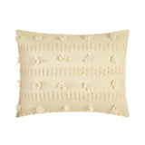 Chic Home Ahtisa Comforter Set Jacquard Floral Applique Design Bed in a Bag Sand