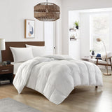 Chic Home Easeland Comforter Box Stitched Design Down Alternative Filling - White