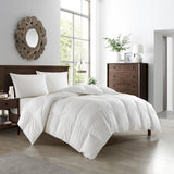 Chic Home Gianna Comforter Cotton Shell Box Stitched Design Heavy White Duck Down Filling - White
