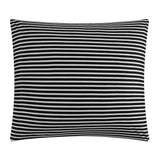 Chic Home Gibson Comforter Set Striped Hotel Collection Design Bed In A Bag Bedding - Sheets Pillowcases Decorative Pillows Shams Included - 9 Piece - Black
