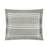 Chic Home Emma Bedding Comforter, Seersucker Fabric with Striped Design, 6 Pieces Comforter Set Green