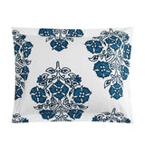 Chic Home Yazmin 7 Piece Duvet Cover Set Large Scale Floral Medallion Print Design Bed In A Bag Bedding Blue