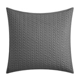 Chic Home Larsson Geometric Chevron Bed In A Bag 7 Pieces Quilt Cover Set Sheet Decorative Pillows & Shams - Queen 90x90