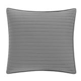 Chic Home St Paul Quilt Set Contemporary Striped Design Sherpa Lined Bedding - Pillow Shams Included - 3 Piece - Grey