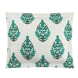 Chic Home Breana Quilt Set Floral Medallion Print Design Bedding Green