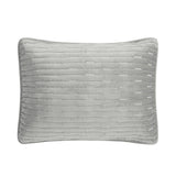 Chic Home Castiel 7 Pieces Quilt Set, Contemporary Stitched Embroidery, Bedding Quilts Grey