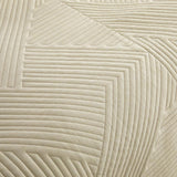 Chic Home Sianna 3 Pieces Quilt Set, Contemporary Geometric Diagonal Stripe Design, Bedding Quilts Beige
