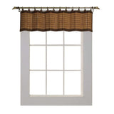 Versailles Valance Patented Ring Top Bamboo Panel Series - 12x72'', Colonial